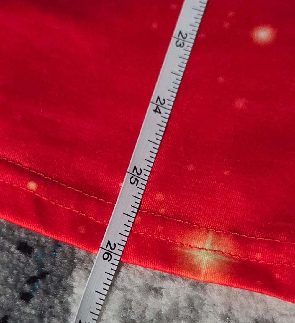 Zolucky Christmas Long Sleeve Top Size L White Red Snowflake - Picture 4 of 5